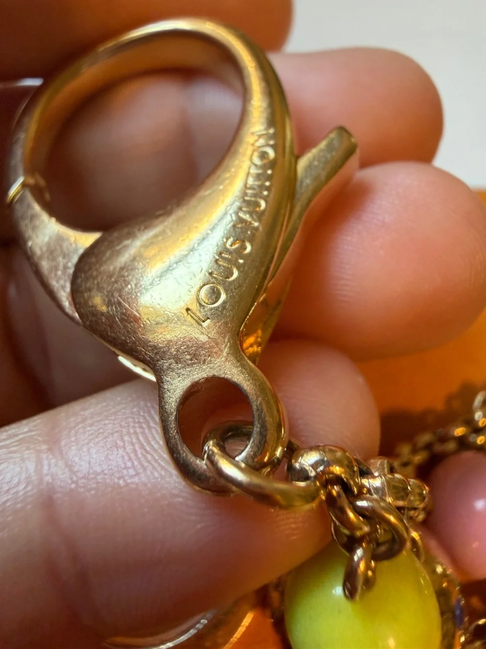 LOUIS VUITTON Chaine Grelots Key Holder Bag Charm